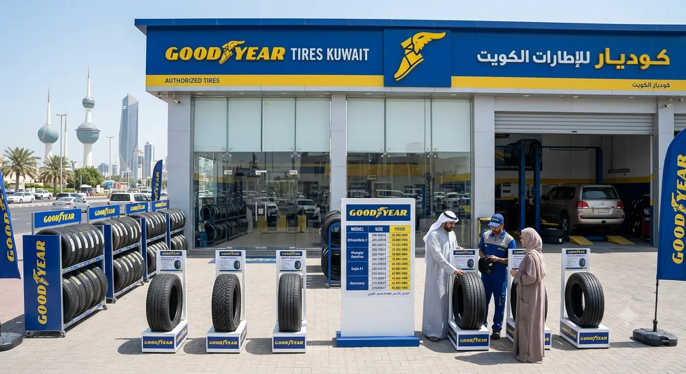 Goodyear Tires Kuwait: Models, Sizes and Prices